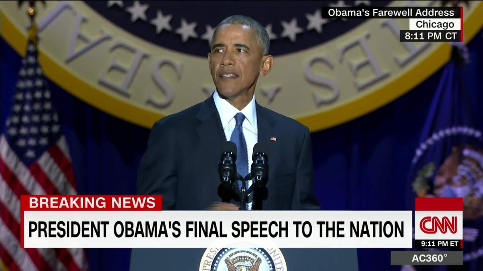 Obama Offers Optimism -- And Warnings -- In Farewell Address - CNNPolitics