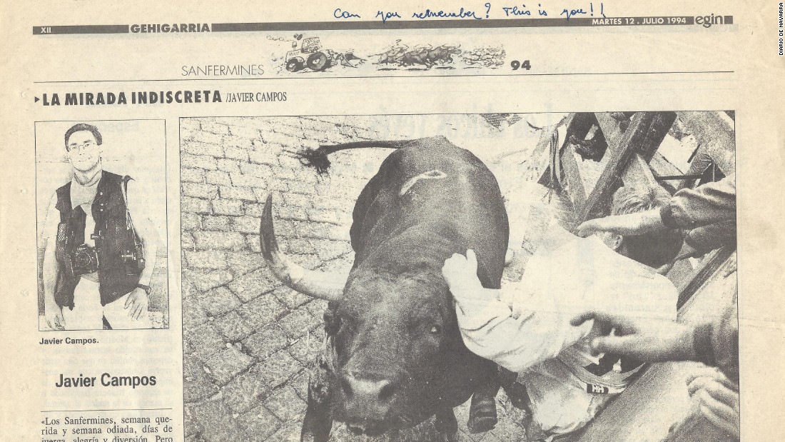 During the summer of 1992, Hock took part in the &quot;Running of the Bulls&quot; in Pamplona, Spain. 