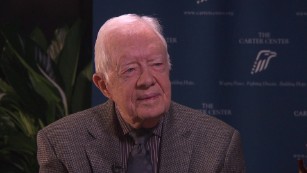 Jimmy Carter, cancer-free, crusades against Guinea worm