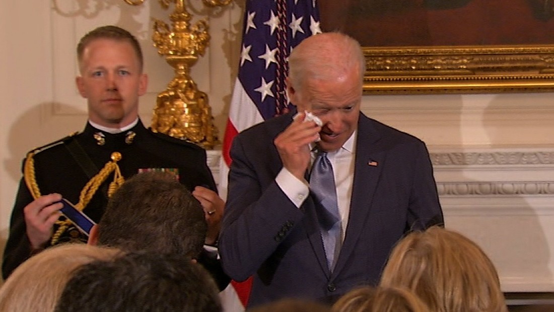 Surprise Brings Biden To Tears Full Speech Cnn Video