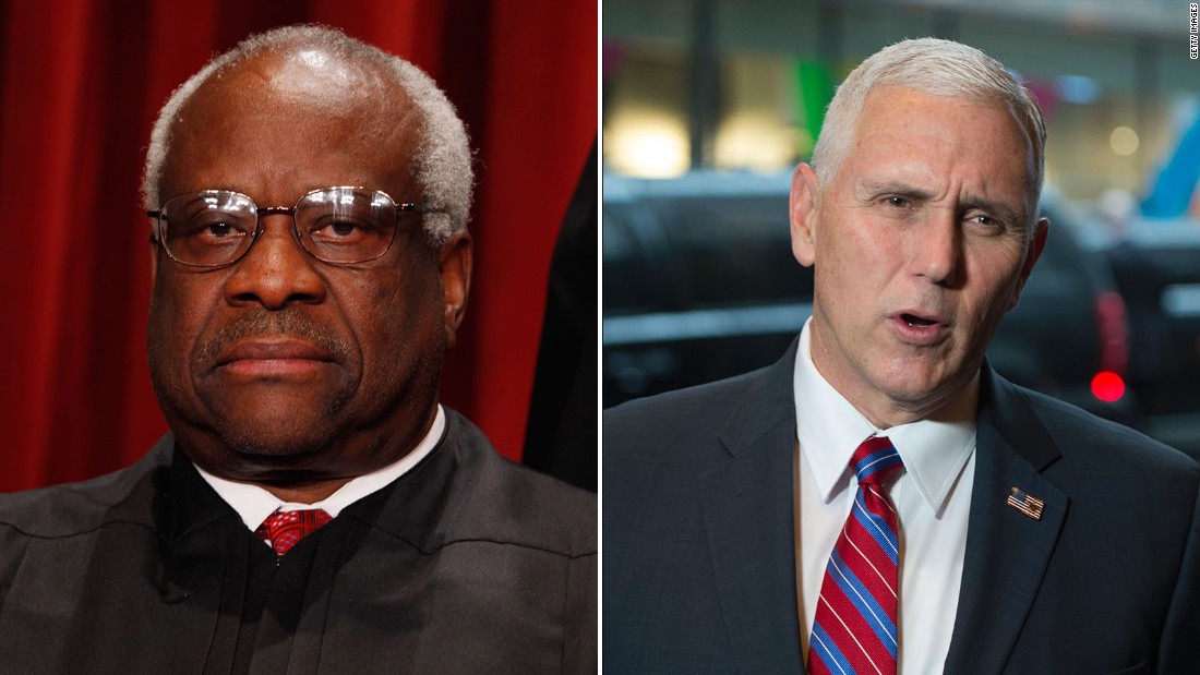 Clarence Thomas To Swear In Mike Pence Cnnpolitics 4201