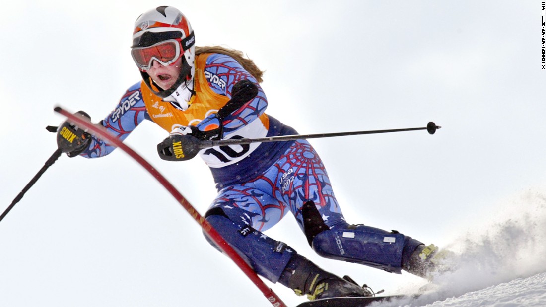 She made her Olympic debut at Salt Lake City 2002 as a 17-year-old, finishing 32nd in slalom and sixth in the combined slalom/downhill event.