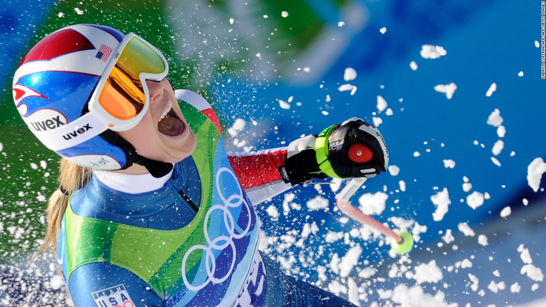 Golden girl Vonn won the Olympic downhill at Whistler in 2010 and added bronze in the super-G.