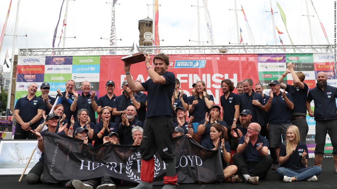 He had previously been honored by the Clipper Race after a dramatic mid-ocean rescue in which he battled for two hours to free a stricken crew member.