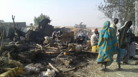 Nigerian fighter jet strikes refugees, aid workers in Borno