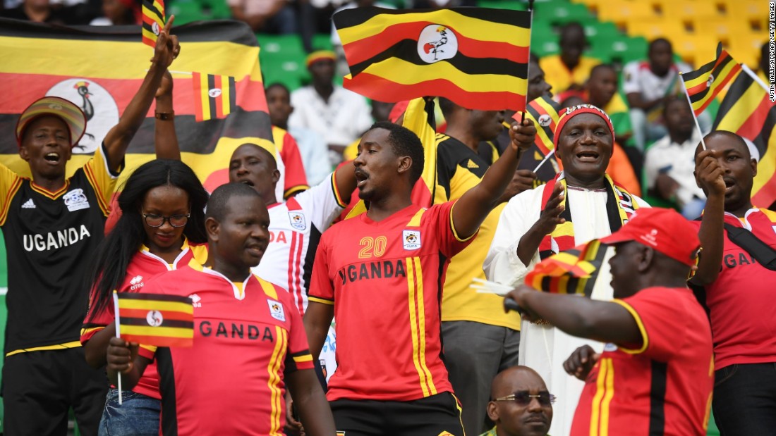 Several thousand Uganda fans are estimated to have traveled to Gabon for their country&#39;s first AFCON appearance for almost 40 years.