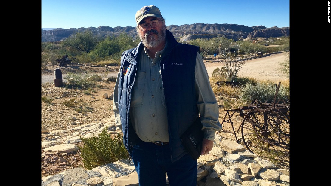 Marcos Paredes has lived near Terlingua, Texas -- a former &quot;ghost town&quot; --  for much of his life. He spent years as a law enforcement officer responsible for patrolling the Rio Grande. &quot;To come up with a one-sized fits all solution for illegal immigration is crazy,&quot; Paredes told CNN.   &quot;Because the border is so different along its entire links.&quot; 