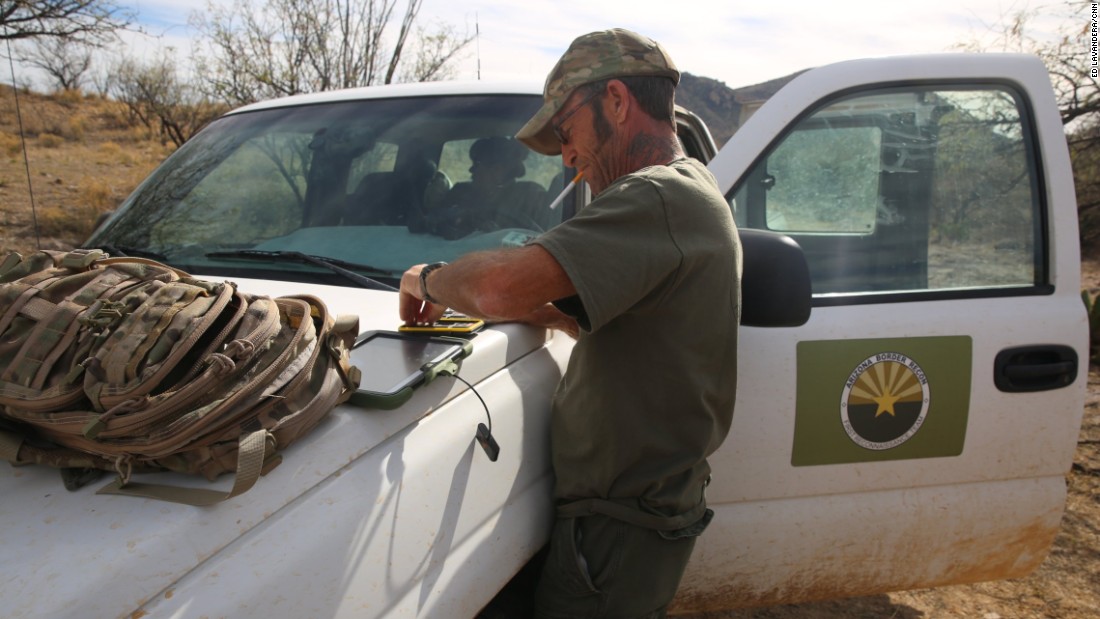 Tim Foley founded The Arizona Border Recon in 2011, a nongovernment organization which provides intelligence to the US Customs and Border Protection. Foley has set up about a dozen cameras in the Sasabe, Arizona, desert and shares a database of smuggling activity that he says he captures with the Border Patrol. &quot;It&#39;s a huge game of hide and seek,&quot; Foley told CNN. &quot;A wall might help a little bit. But we have a wall here, or a fence, or whatever you want to call it. And it&#39;s not a deterrent -- it just slows them down for 10 seconds. So unless you have people watching the wall, it&#39;s not going to do anything. You need boots on the ground.&quot;  