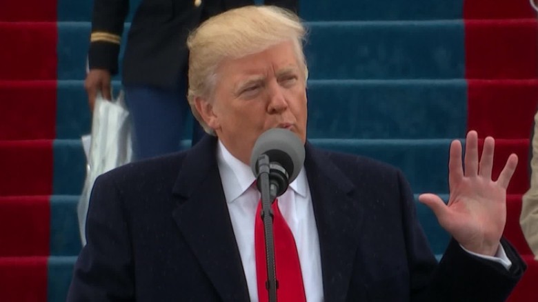 Donald Trump&#39;s entire inaugural address