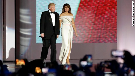 Trump's fashion on display at inaugural ball - CNNPolitics