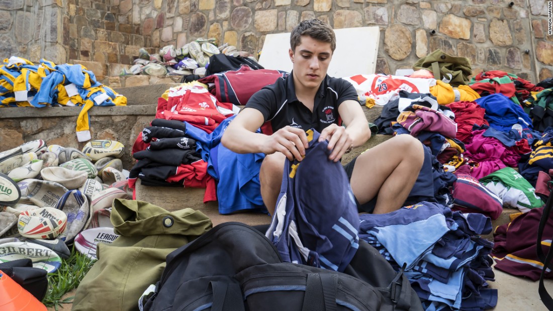 Volunteers from the Voluntary Service Overseas charity have made regular trips to the country with donated rugby kit.