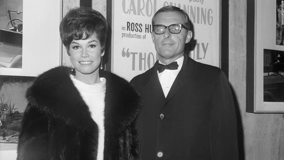 Moore and her second husband, Grant Tinker, attend the premiere of &quot;Thoroughly Modern Millie.&quot; The two started the television production company MTM Enterprises, which produced &quot;The Mary Tyler Moore Show&quot; as well as such acclaimed series as &quot;The Bob Newhart Show,&quot; &quot;Hill Street Blues&quot; and &quot;St. Elsewhere.&quot;