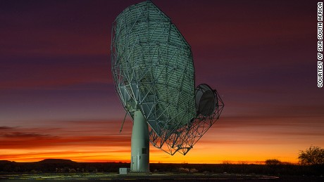 An artist&#39;s impression of South Africa&#39;s SKA telescope.