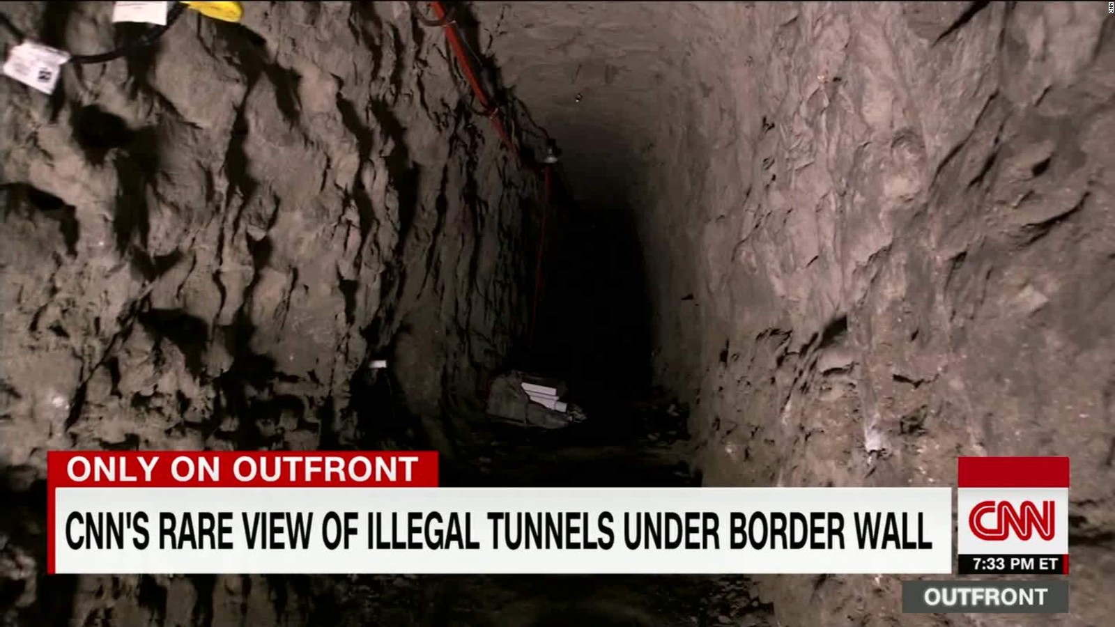 Rare View Of Tunnels Under Border Wall Cnn Video