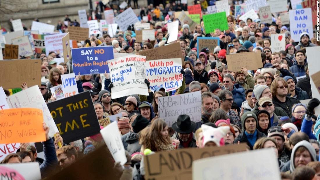 Trump Inspires Grassroots Protest Movement Cnn Video