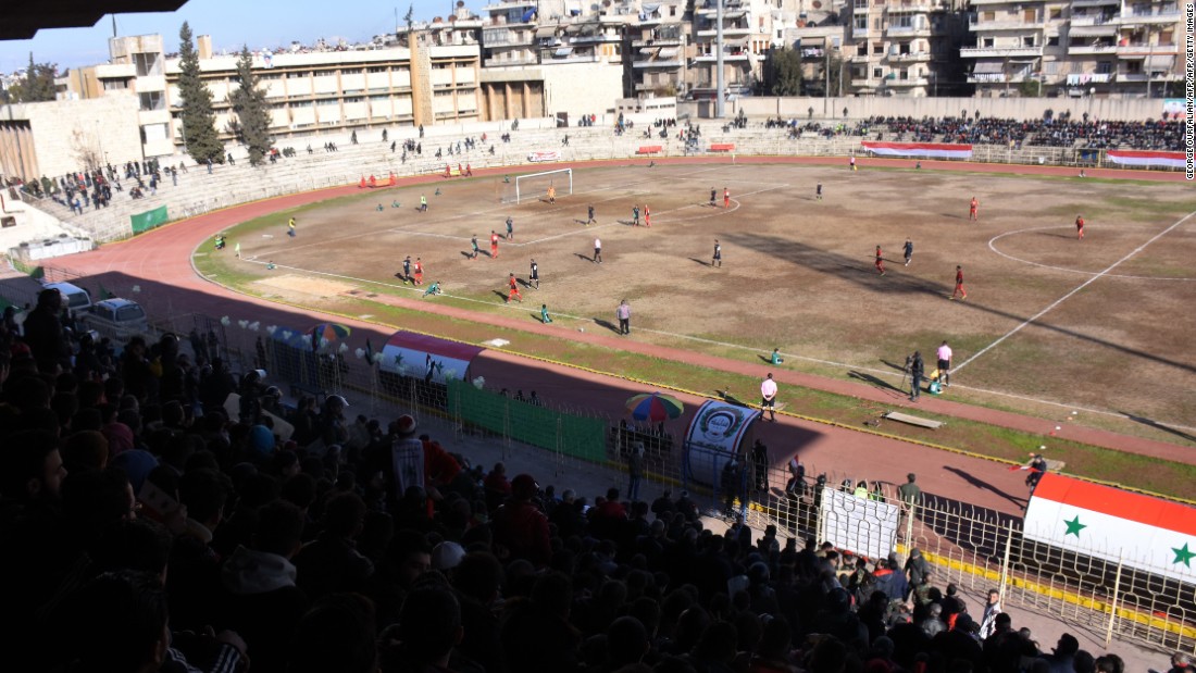 &quot;But now look at the stadium, it&#39;s a few hundred people,&quot; added Thaer. &quot;Before the revolution we supported Al-Ittihad because they were our team in Aleppo.&quot;