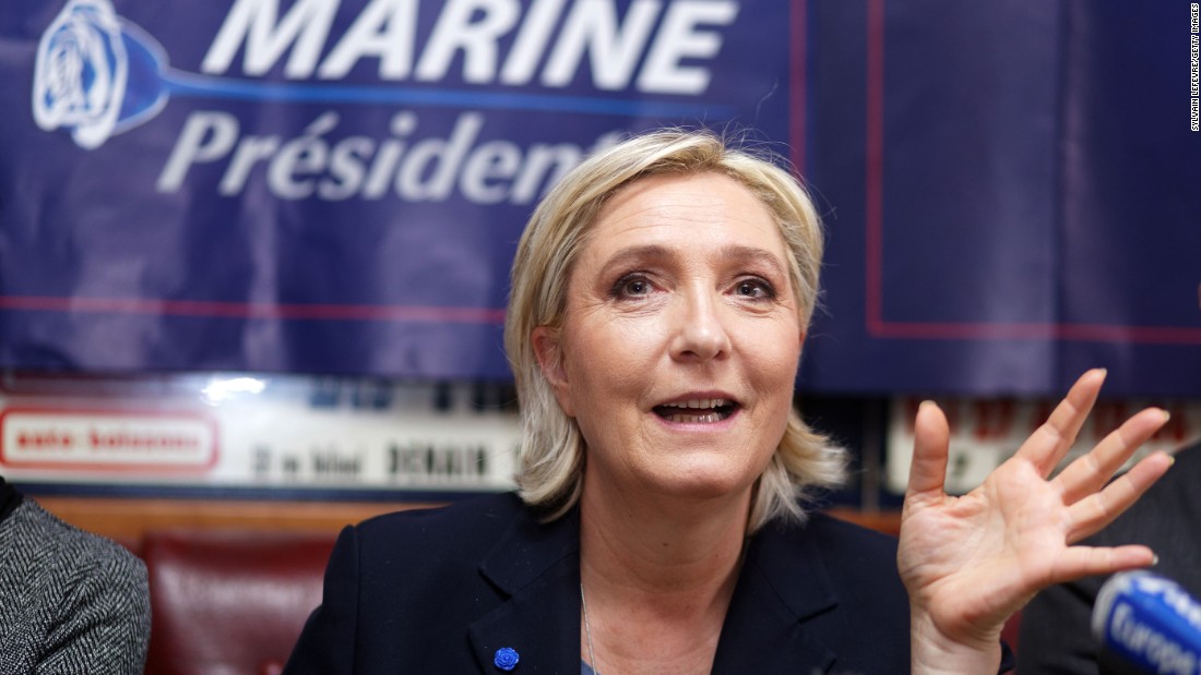 marine le pen is