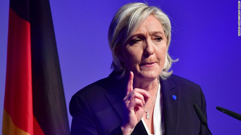 Marine Le Pen Refuses To Wear Headscarf Cancels Meeting Cnn