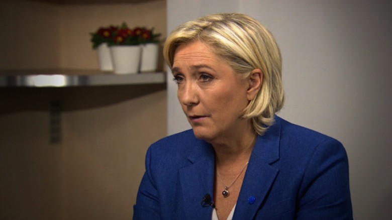 Marine Le Pen defends Trump's travel ban