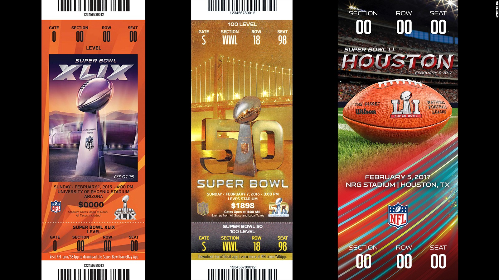 Super Bowl ticket designs CNN