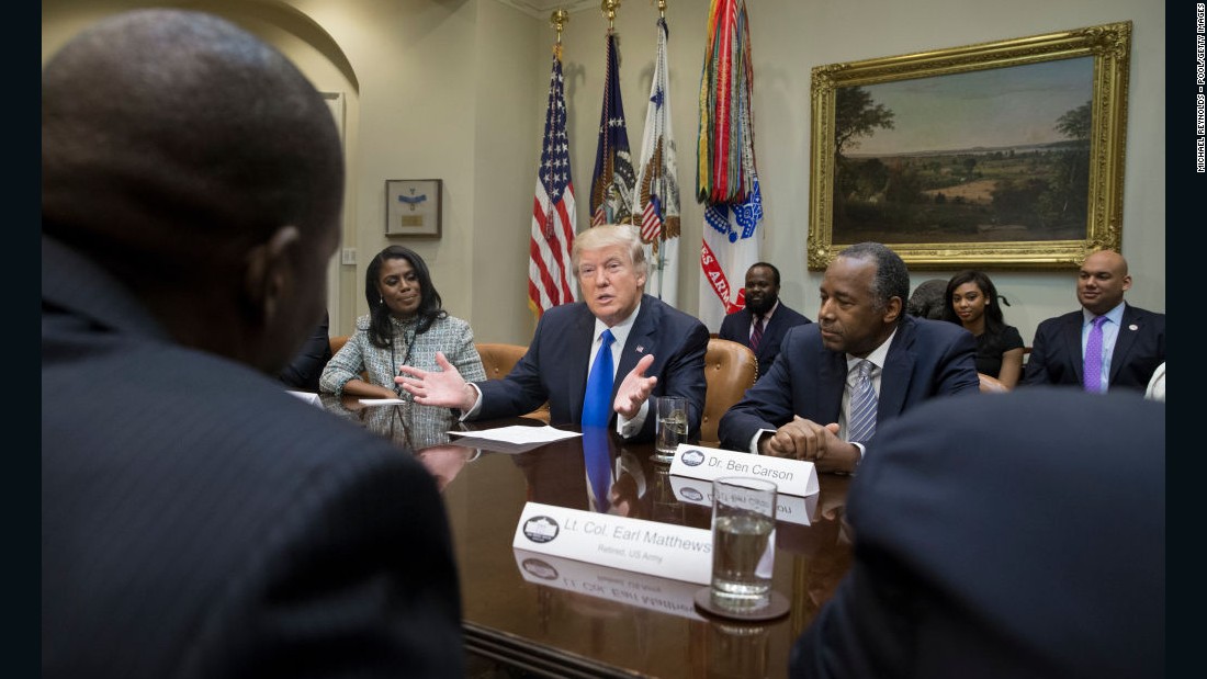 President Trump Black History Month