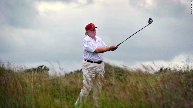 Just like Obama, Trump is a big golfer