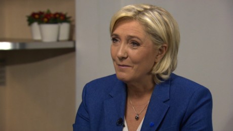 Marine Le Pen runs for French president