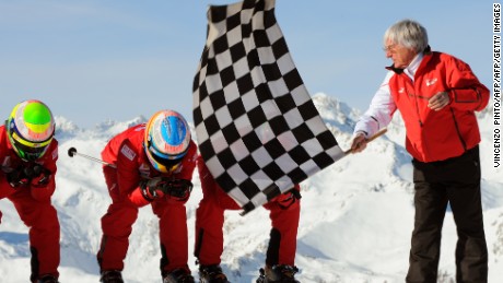Bernie Ecclestone: Former F1 chief swaps pit lane for ski slope