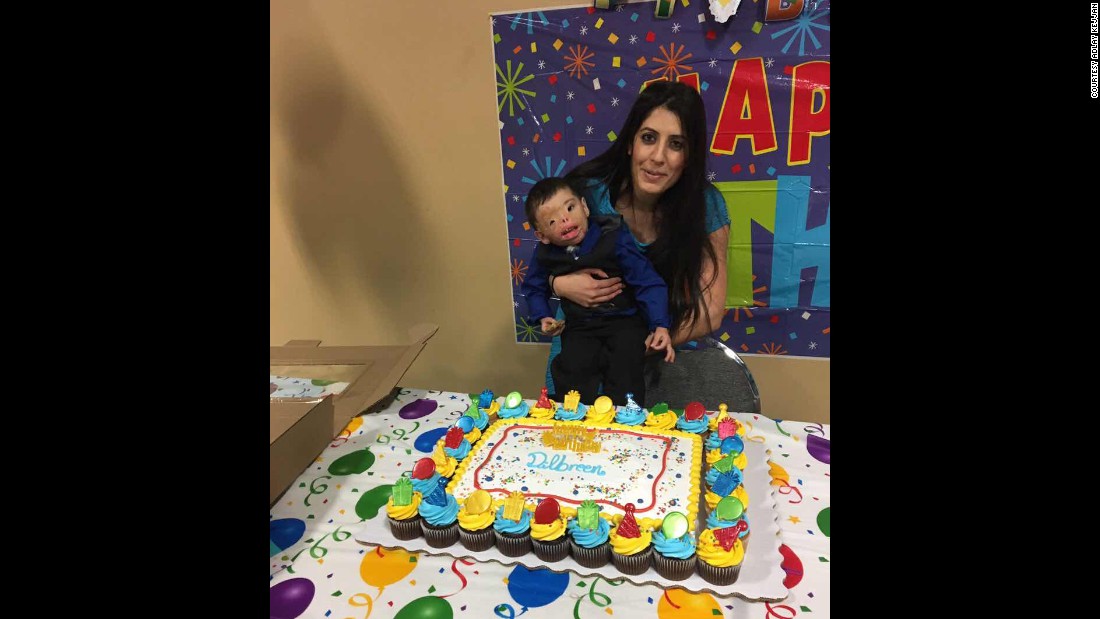 Dilbireen celebrated his 2nd birthday in the US last month. In a message to the boy, father Ajeel Muhsin said, &quot;I am hopeful that we will come soon. Finish all your operations. After that, we will return to Iraq. We love you. Kisses.&quot;