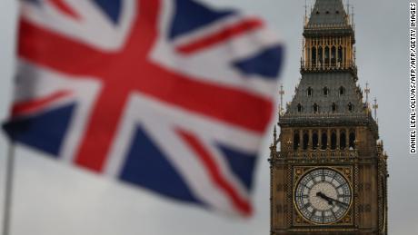 A Union flag flies near the The Elizabeth Tower, commonly known Big Ben, and the Houses of Parliament in London on February 1, 2017.
British MPs are expected Wednesday to approve the first stage of a bill empowering Prime Minister Theresa May to start pulling Britain out of the European Union. Ahead of the vote, which was scheduled to take place at 7:00 pm (1900 GMT), MPs were debating the legislation which would allow the government to trigger Article 50 of the EU&#39;s Lisbon Treaty, formally beginning two years of exit negotiations. / AFP / Daniel LEAL-OLIVAS        (Photo credit should read DANIEL LEAL-OLIVAS/AFP/Getty Images)