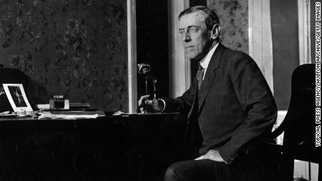 The Immigration Act of 1917 was vetoed by President Woodrow Wilson.