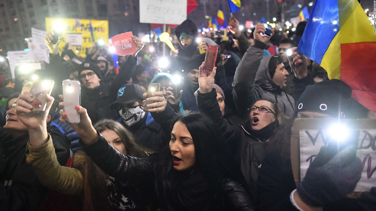 Romania Protests Continue Despite Repeal Of Corruption Decree Cnn 5067