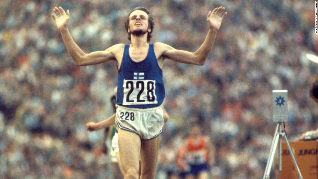 Falling in an Olympic track event is generally a death knell. That wasn&#39;t the case for Finland&#39;s Lasse Viren during the 1972 Munich Games. Viren got tangled with Belgian runner Emiel Putteman on the 12th lap. He not only recovered, but he broke the world record with a time of 27:38:40 to win gold. Viren also accomplished the rare feat of winning the 5,000-meter race in that Olympics as well. 