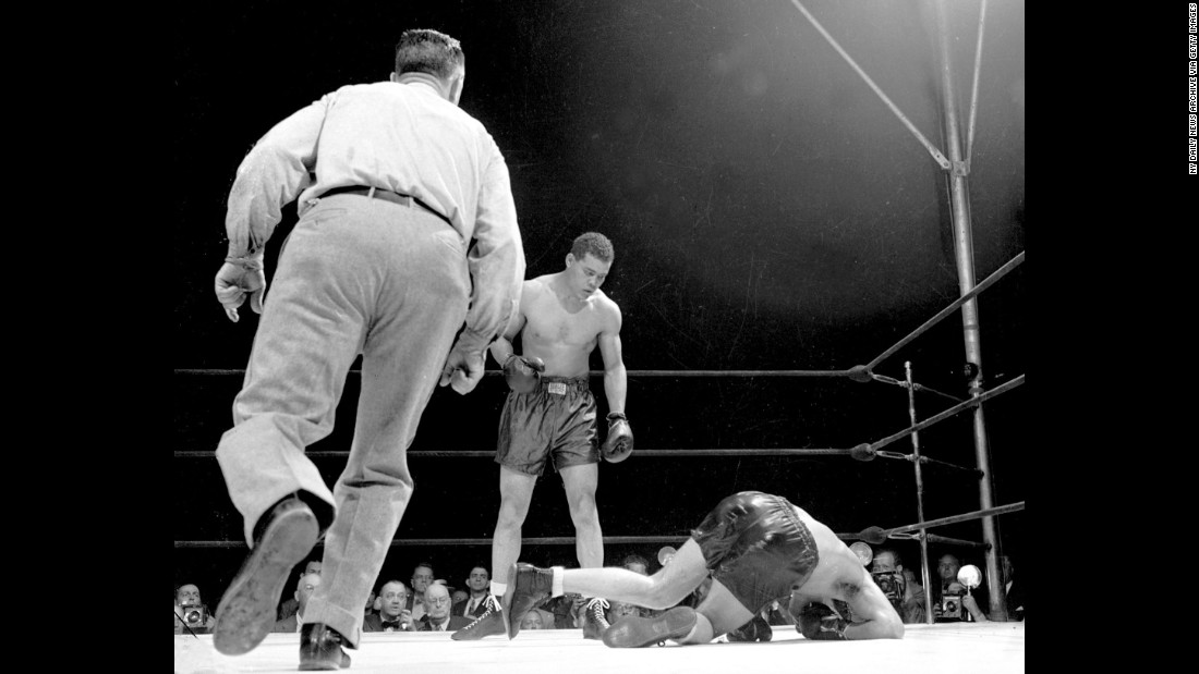 The Billy Conn-Joe Louis rivalry is one of the greatest in boxing, in no small part due to their 1941 fisticuffs. Through 12 rounds, Conn had the edge on the scorecards -- 7-5, 7-4, 6-6. Louis&#39; trainer, Jack Blackburn, worried that Conn could win by decision, told the &quot;Brown Bomber&quot; he had to knock Conn out. And so he did. With 2:58 left in the 13th round, Louis put Conn on the mat to secure his 18th defense of the world heavyweight title.