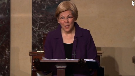 warren devos senate floor