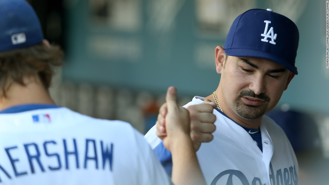Los Angeles Dogers teammates  Adrian Gonzalez (right) and Clayton Kershaw both feature as top 20 Major League Baseball earners in 2017. Kershaw is one of 12 baseball players in history to sign a contract worth over $200 million. Topping the list is Miami Marlins outfielder Giancarlo Stanton, with a 13-year contact worth $325 million, the highest in sports. Stanton, however, will make $14.5 million in 2017, placing him 70th this year. &lt;a href=&quot;http://www.spotrac.com/&quot; target=&quot;_blank&quot;&gt;(Source: Spotrac)&lt;/a&gt;.