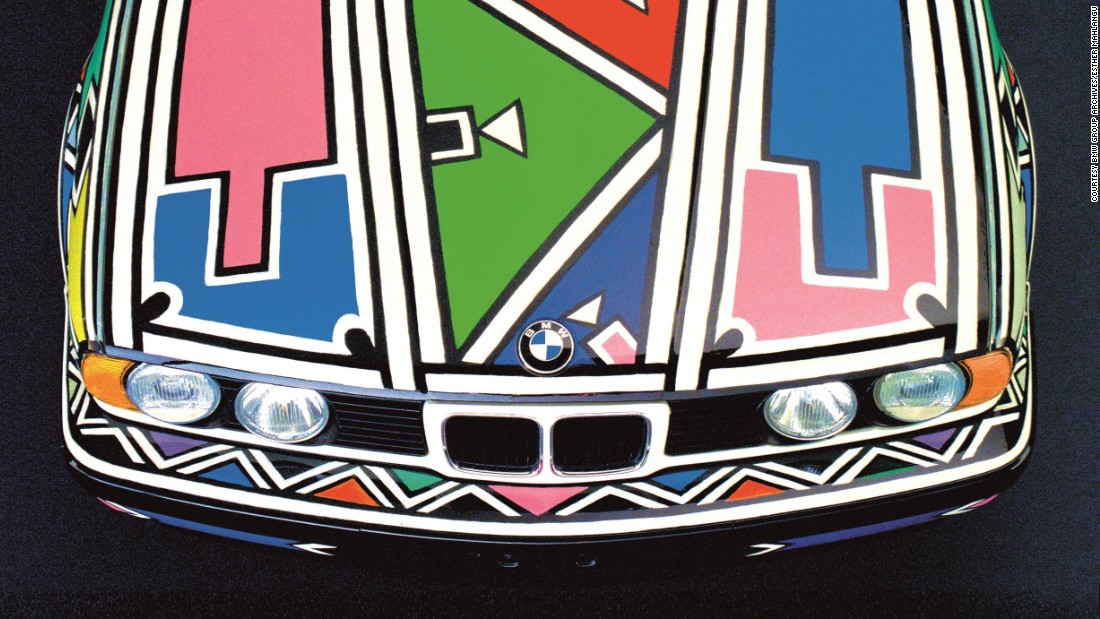 South African artist Esther Mahlangu&#39;s collaboration with BMW is on show at the &#39;South Africa: art of a nation&#39; exhibition, which runs until February 26 at the British Museum in London. 