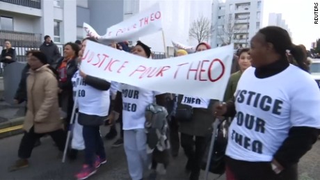 Protests in Paris after police rape charges