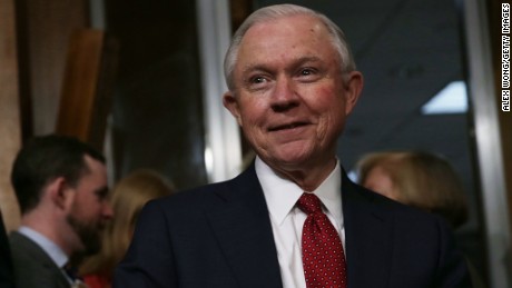 Sessions reacts to reports he met with Russia