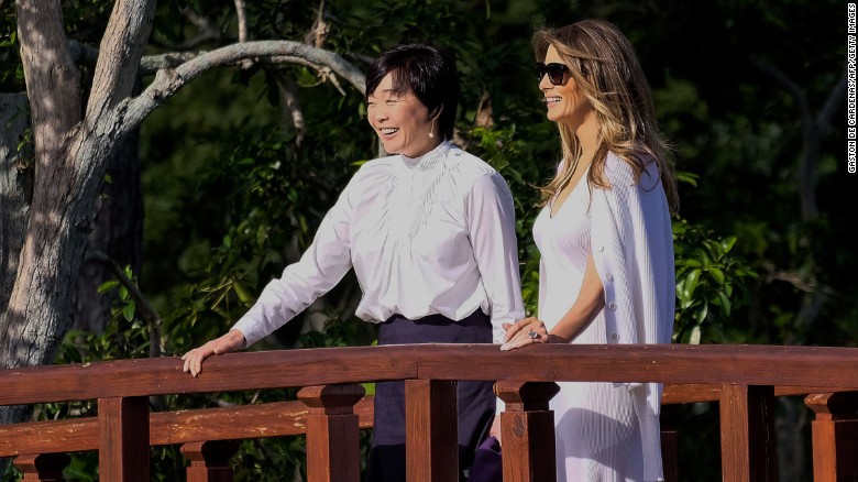 In Japan, Melania Trump kicks off a week of welcomes