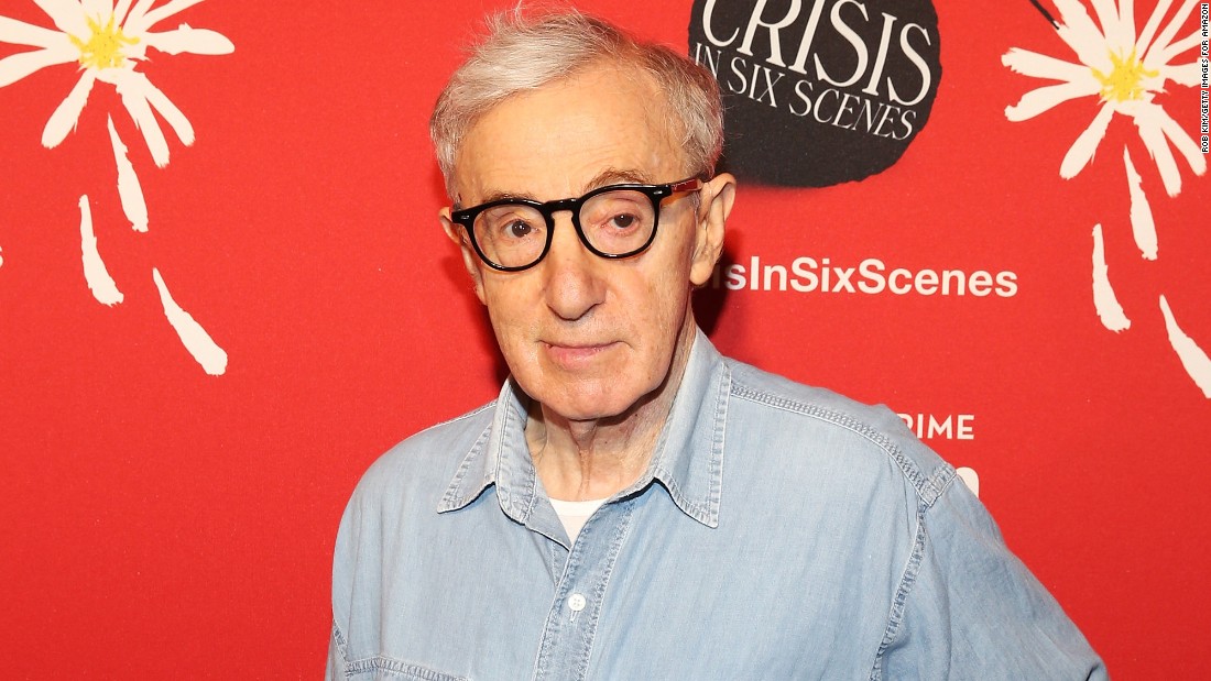 Director Woody Allen is about 65 years older than his youngest daughter, Manzie, whom he adopted with wife Soon-Yi Previn, who is the adopted daughter of Allen&#39;s former partner, Mia Farrow.