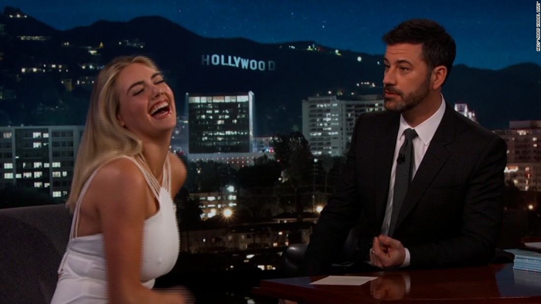 Jimmy Kimmel Mocks Kate Uptons Si Cover Cnn Video