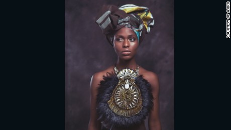 This stunning wearable art is inspired by African royalty