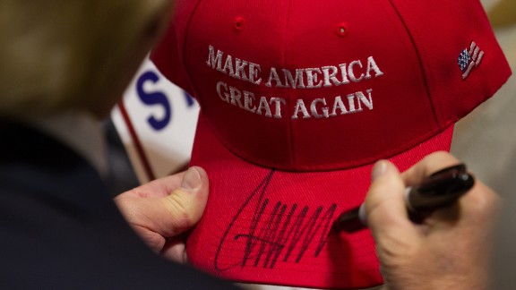 donald trump's red hat