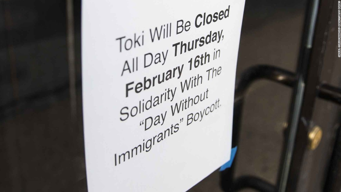 Day Without Immigrants Shuts Down Businesses Nationwide Cnn