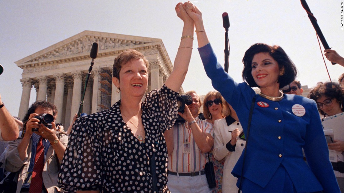 &lt;a href=&quot;http://www.cnn.com/2017/02/18/politics/norma-mccorvey-roe-v-wade-figure-dies/index.html&quot;&gt;Norma McCorvey&lt;/a&gt;, the anonymous plaintiff &quot;Jane Roe&quot; in the landmark Supreme Court case Roe v. Wade, died February 18, a priest close to her family said in a statement. Multiple media sources said she was 69. In this photo from 1989, McCorvey is on the left holding hands with attorney Gloria Allred. Roe v. Wade was the 1973 case that established a constitutional right to abortion. McCorvey once supported the pro-choice movement but switched sides in 1995.