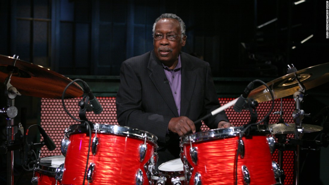 Clyde Stubblefield, seen here on &quot;Late Night with Jimmy Fallon,&quot; died February 18 at age 73. He was the drummer for James Brown in the 1960s and &#39;70s. He laid down the groove on such Brown hits as &quot;Cold Sweat,&quot; &quot;Sex Machine&quot; and &quot;Say it Loud, I&#39;m Black and I&#39;m Proud.&quot; The drum break in the song &quot;Funky Drummer&quot; has been sampled and used in over 1,000 songs.
