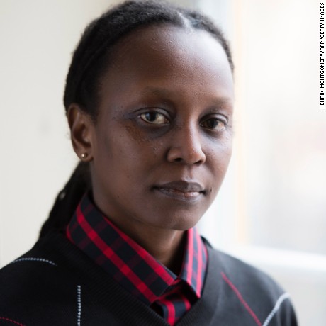 Ugandan LGBT rights activist Kasha Jacqueline Nabagesera  poses during a press meeting in Stockholm on November 27, 2015. Nabagesera visits Stockholm as recipient of the 2015 Right Livelihood Award, often called the &quot;Alternative Nobel Prize&quot;.   AFP PHOTO / TT NEWS AGENCY / HENRIK MONTGOMERY +++ SWEEDN OUT / AFP / TT NEWS AGENCY / HENRIK MONTGOMERY        (Photo credit should read HENRIK MONTGOMERY/AFP/Getty Images)