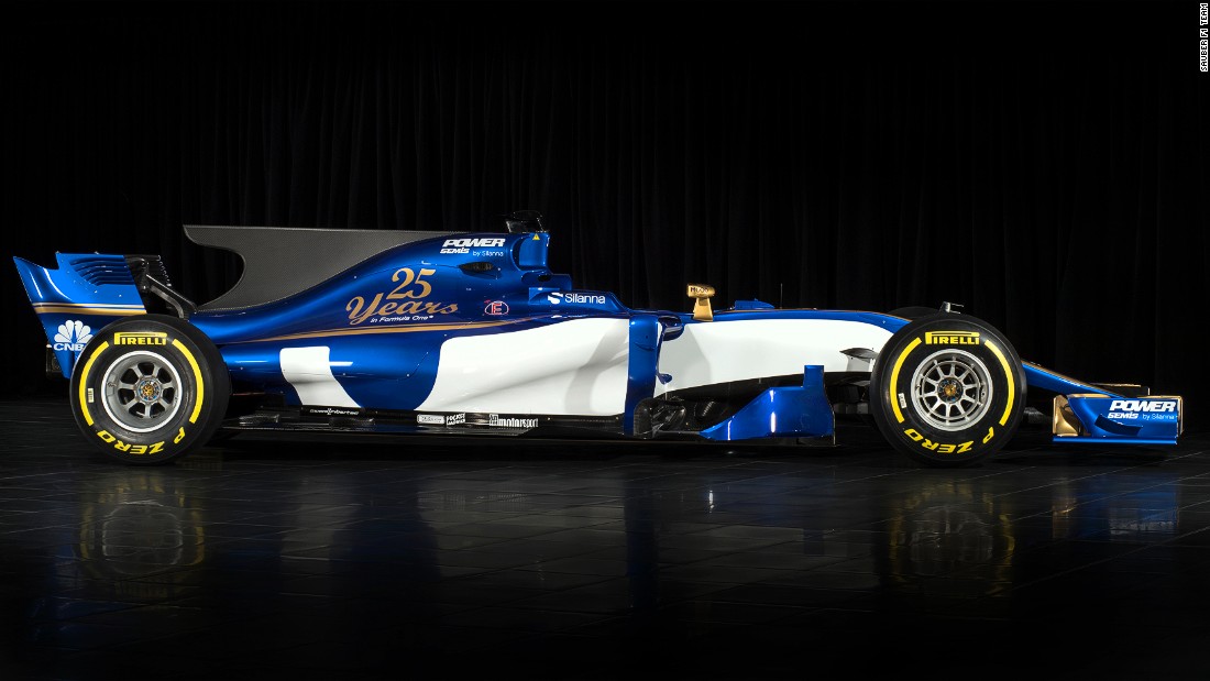 New design regulations set out by motorsport&#39;s governing body, the FIA, means the  2017 cars will have fatter tires and wider wings at both the front and rear. 