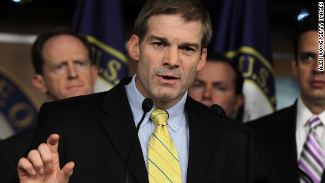 Rep. Jim Jordan (R-OH) speaks during a news conference July 26, 2011 on Capitol Hill in Washington, DC. 